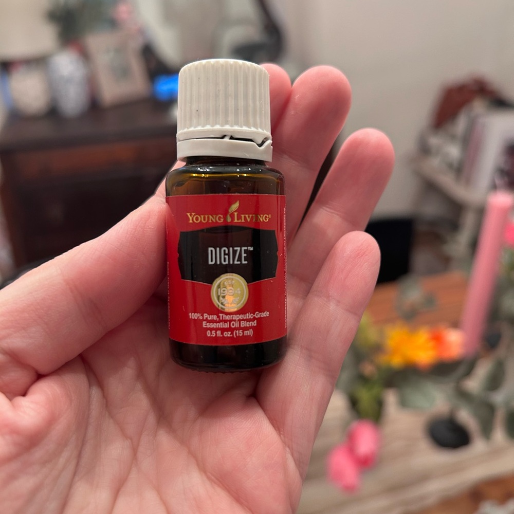 Young Living Digize Oil in Red and White